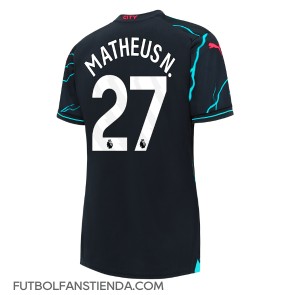 Manchester City Matheus Nunes #27 Tercera Equipación Mujer 2023-24 Manga Corta
